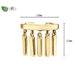 Punk Rock Clip Earrings Tassel Earcuffs Statement Jewelry