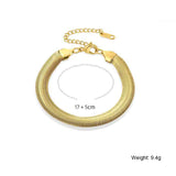 Punk Rock Snake Chain Bracelet for Women