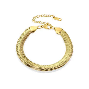 Punk Rock Snake Chain Bracelet for Women