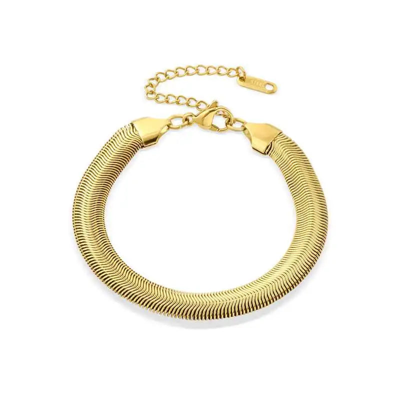 Punk Rock Snake Chain Bracelet for Women