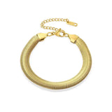Punk Rock Snake Chain Bracelet for Women