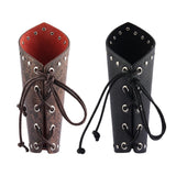 Punk Rock Gothic Leather Wrist Guards Arm Protector Wristband