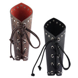Punk Rock Gothic Leather Wrist Guards Arm Protector Wristband