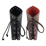 Punk Rock Gothic Leather Wrist Guards Arm Protector Wristband