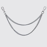 Punk Rock Metal Pants Waist Chain Men Key Chain Wallet Keychain