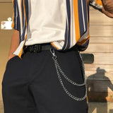 Punk Rock Metal Pants Waist Chain Men Key Chain Wallet Keychain