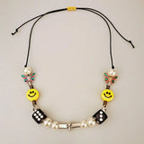 Punk Rock Skull Rope Choker Necklace