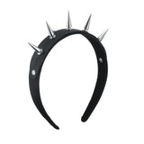 Punk Rock Spike HeadBand Goth Hairband Leather Headwear