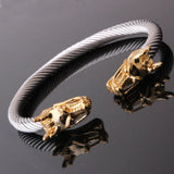 Dragon Bracelet Men Gothic Jewelry Open Bracelet Bangles