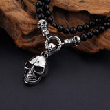 Punk Rock Stainless Steel Skull Mens Necklaces & Pendants