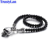 Punk Rock Stainless Steel Skull Mens Necklaces & Pendants