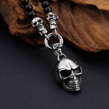 Punk Rock Stainless Steel Skull Mens Necklaces & Pendants