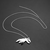 Punk Rock Dinosaur Pendant Necklace Gift For Him