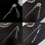 Punk Rose Hair Sticks Vintage Hairpins for Women