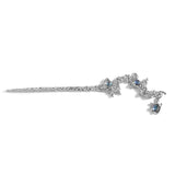 Punk Rose Flower Hair Sticks Hairpins Vintage Sword Hair Clips Hair Accessories