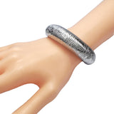Punk Metal Bangles Bracelets Women Charm Cuff Bracelets
