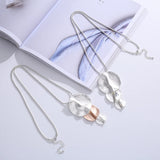 Punk Round Jewelry Long Necklace for Women Chokers Suspension Pendant