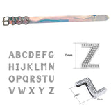 Colorful Punk Name Choker Necklace Dazzling Laser Collar Cosplay Jewelry