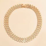 Punk Short Choker Necklace Steampunk Thick Chains Gothic Jewelry