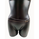 Punk Bow-knot Waist Chains Body Chain Goth Body Jewelry