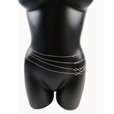 Punk Bow-knot Waist Chains Body Chain Goth Body Jewelry