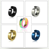 Punk Smooth Stainless Steel Ear Clips