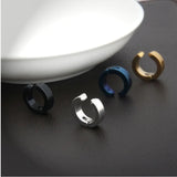 Punk Smooth Stainless Steel Ear Clips