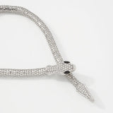 Punk Snake Chain Bracelet Goth Necklace for Women Men Hip Hop Choker