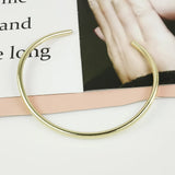 Punk Solid Alloy Torques Choker Necklaces For Women African Chunky Metal Bib Col