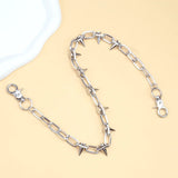 Punk Spike Rivet Tassel Keychain Jeans Decor Pants Chain