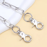 Punk Spike Rivet Tassel Keychain Jeans Decor Pants Chain