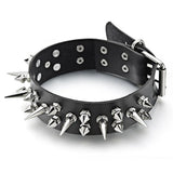 Punk Spike Rivets Stud Choker Necklace Gothic Collar Harajuku Anime Girl X636c