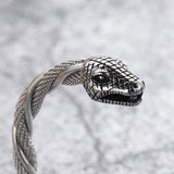 Punk Stainless Gothic Snake Steel Animal Bangles Wolf