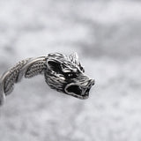 Punk Stainless Gothic Snake Steel Animal Bangles Wolf