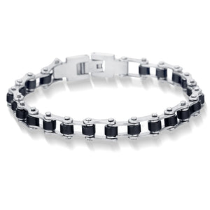 Punk Stainless Steel Bracelet Men Biker Chain Bracelets
