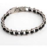 Punk Stainless Steel Bracelet Men Biker Chain Bracelets