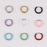 Punk Stainless Steel Hoop Earrings