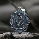 Stainless Steel God is Always With You Pendant Necklace
