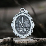 Stainless Steel God is Always With You Pendant Necklace
