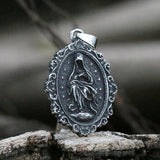 Stainless Steel God is Always With You Pendant Necklace