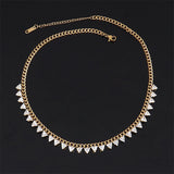 Geometric Punk Stainless Steel Necklace for Women