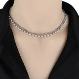 Geometric Punk Stainless Steel Necklace for Women