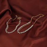 Punk Stainless Steel Pearl Necklace for Women