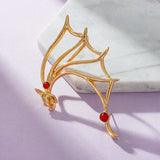 Punk Flying Dragon Frog Clip-On Ear Cuff Gothic Jewelry