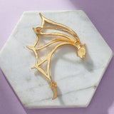 Punk Flying Dragon Frog Clip-On Ear Cuff Gothic Jewelry