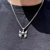 Punk Statement Necklace Stainless Steel