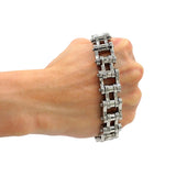Punk Biker Bracelet Stainless Steel Men's Jewelry