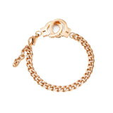 Punk Steel/Rose Handcuffs Bracelet Bangles For Women