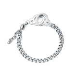 Punk Steel/Rose Handcuffs Bracelet Bangles For Women