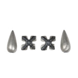 Gothic Carrot Earrings 925 Sterling Silver Real Ear Cuffs Women
